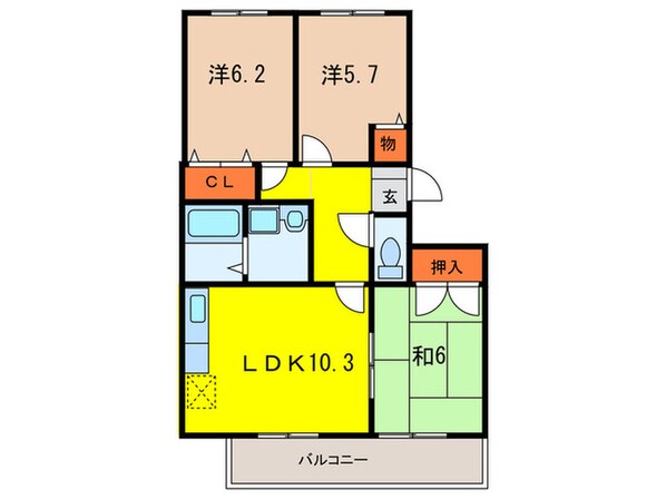 ライフコ－ト仁川の物件間取画像